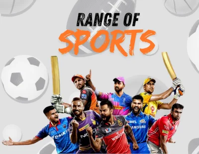 range of sports